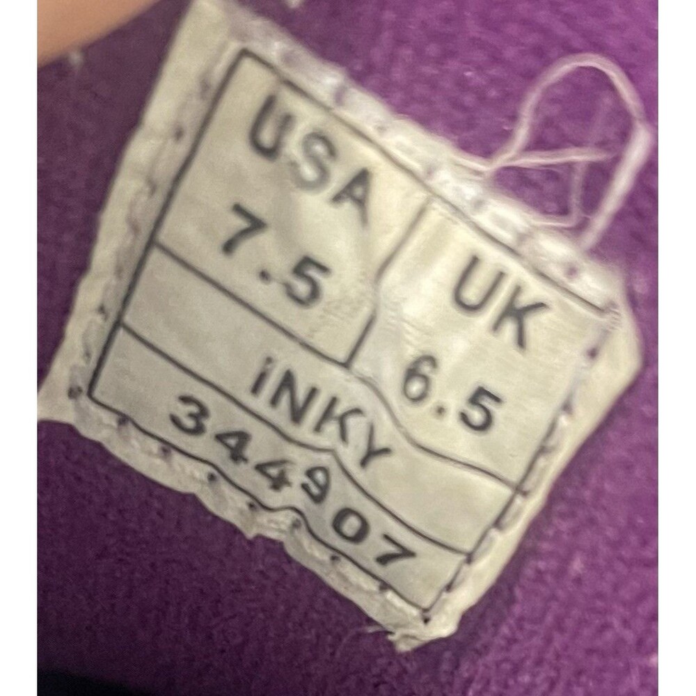 Vintage Airwalk Kanley Purple Plaid Skate Shoes 344907 Men’s US 7.5 / UK 6.5 Y2K - Picture 5 of 6